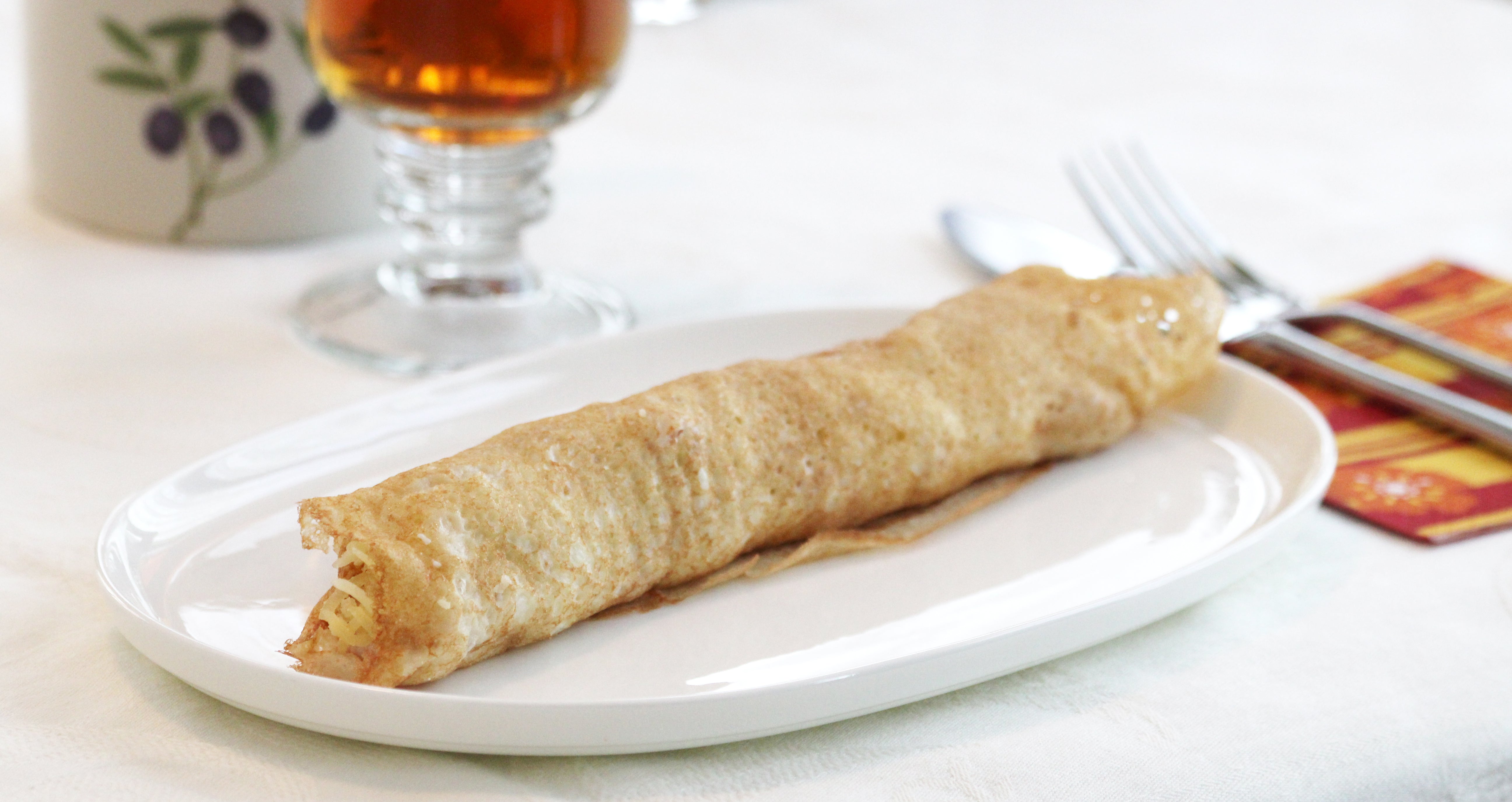 Organic Ham & Cheese Crêpe