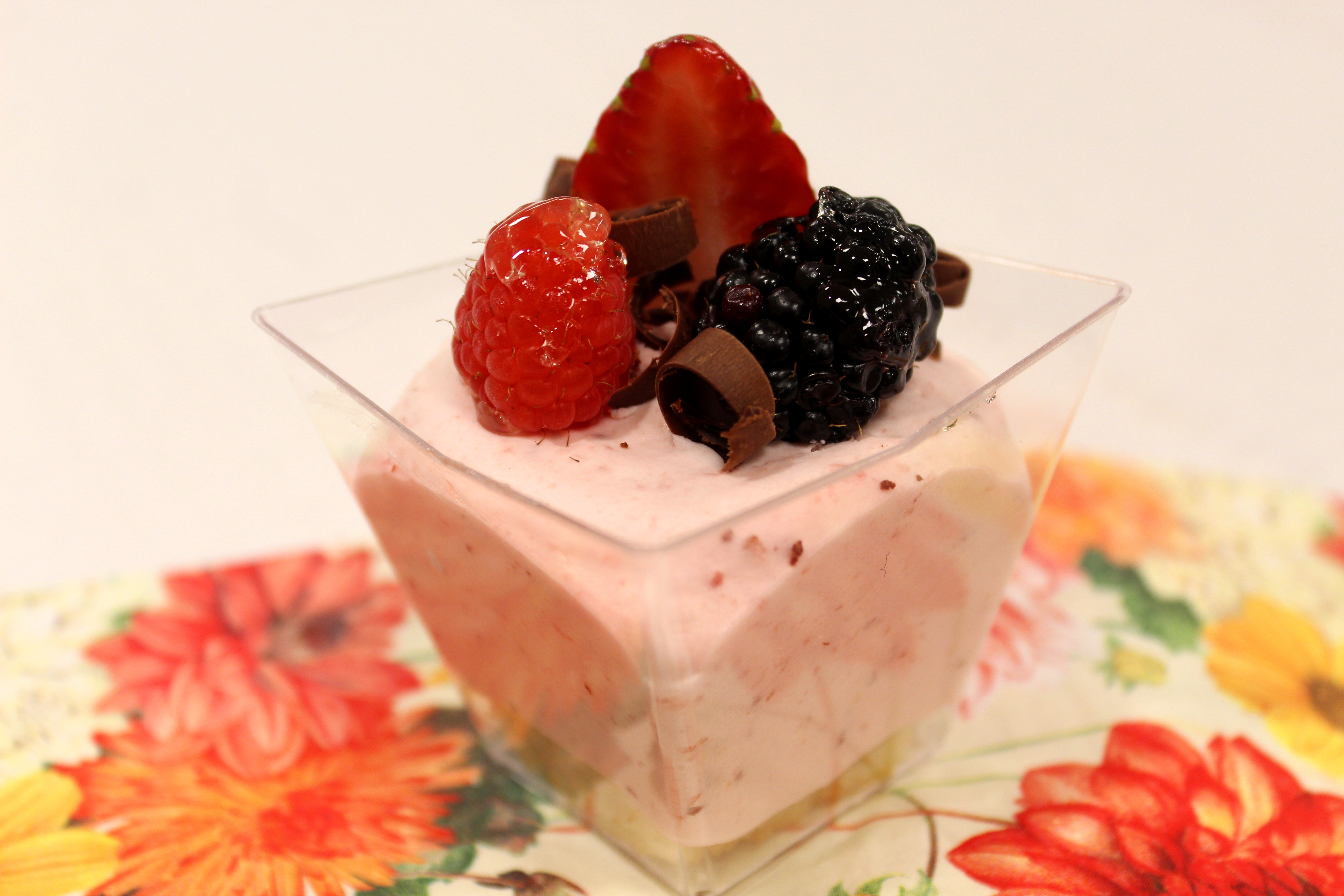 Mini Strawberry Bavarois