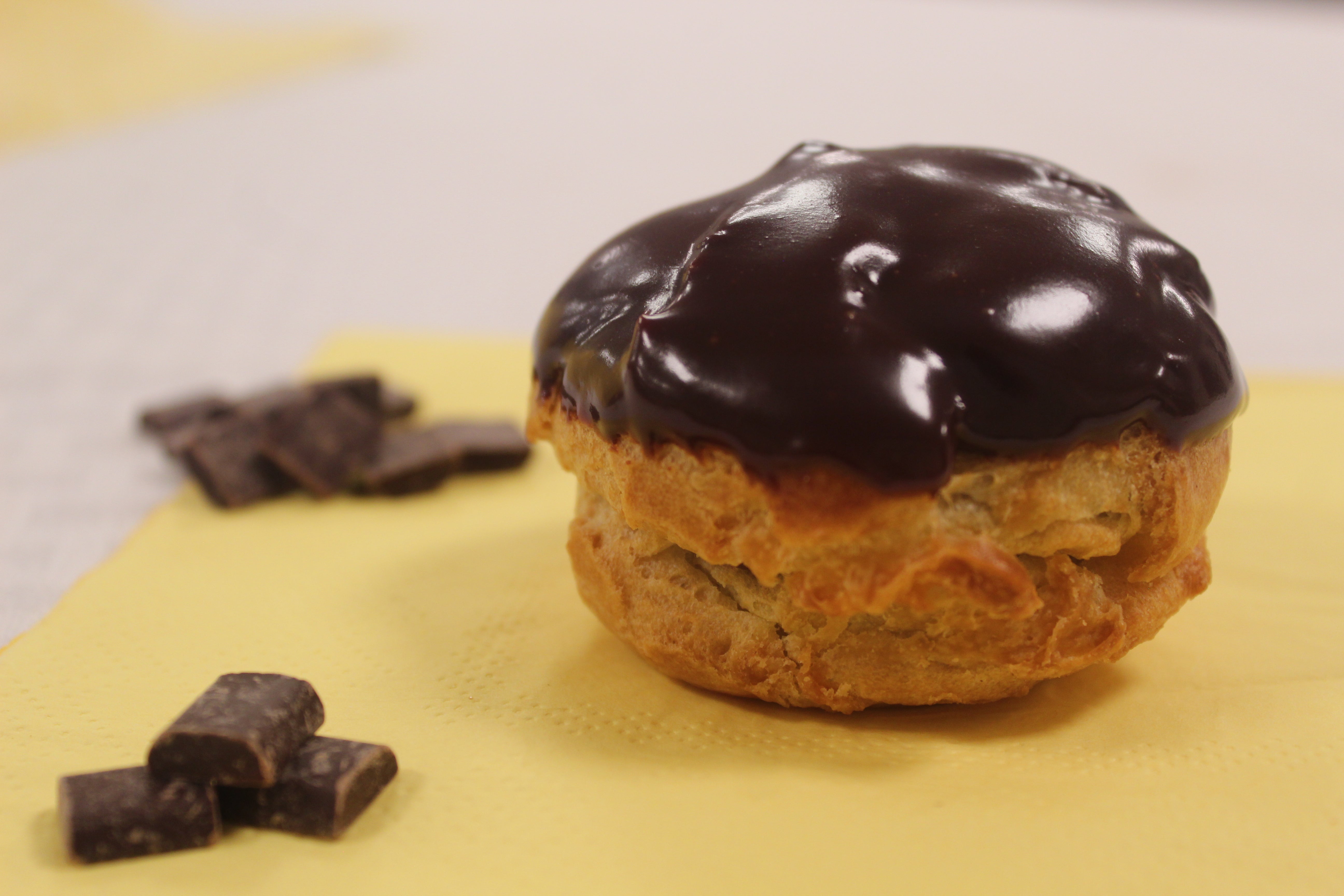 Organic Small Chocolate Round Puffs - Set of 4