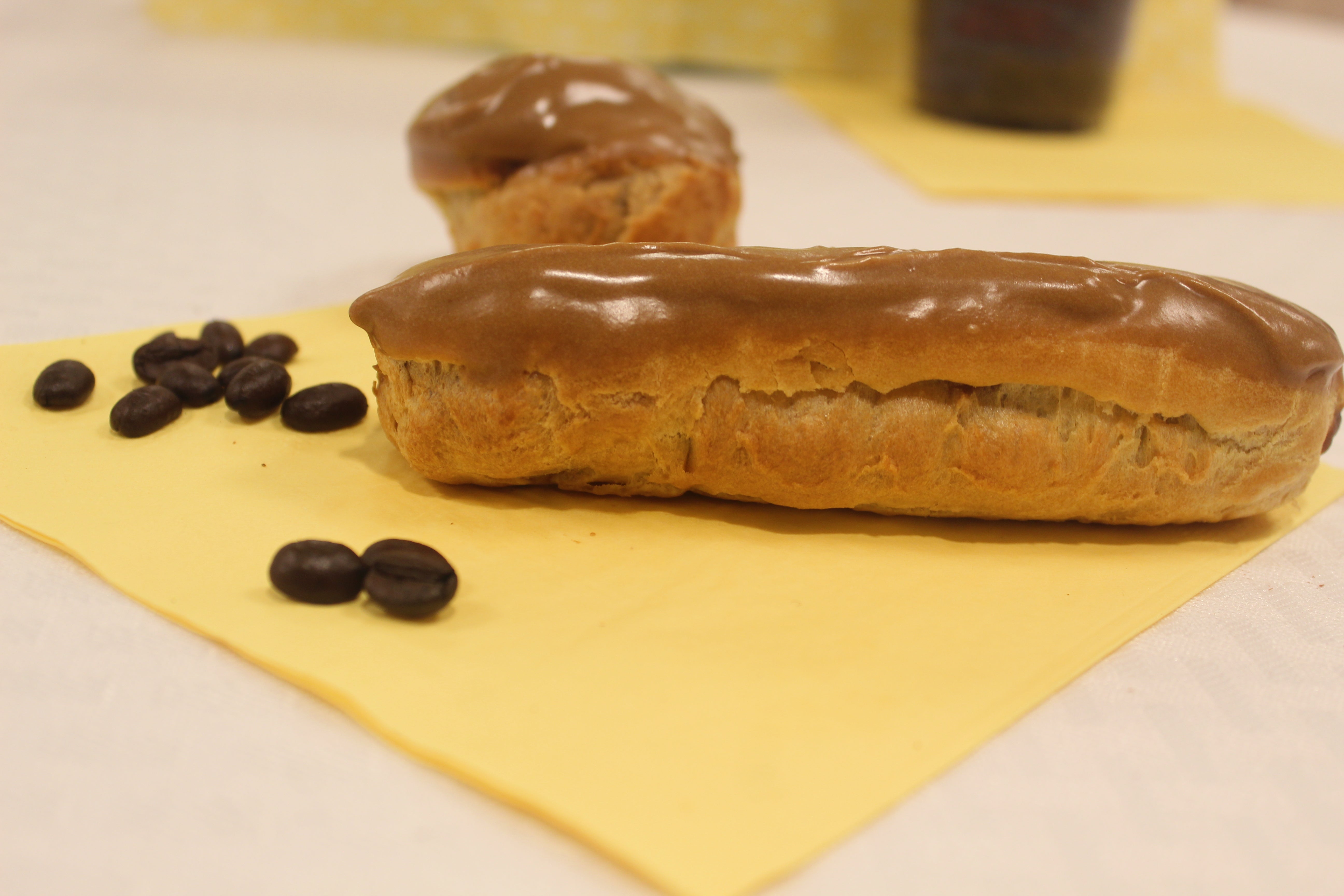 Organic Coffee Eclairs - Set of four