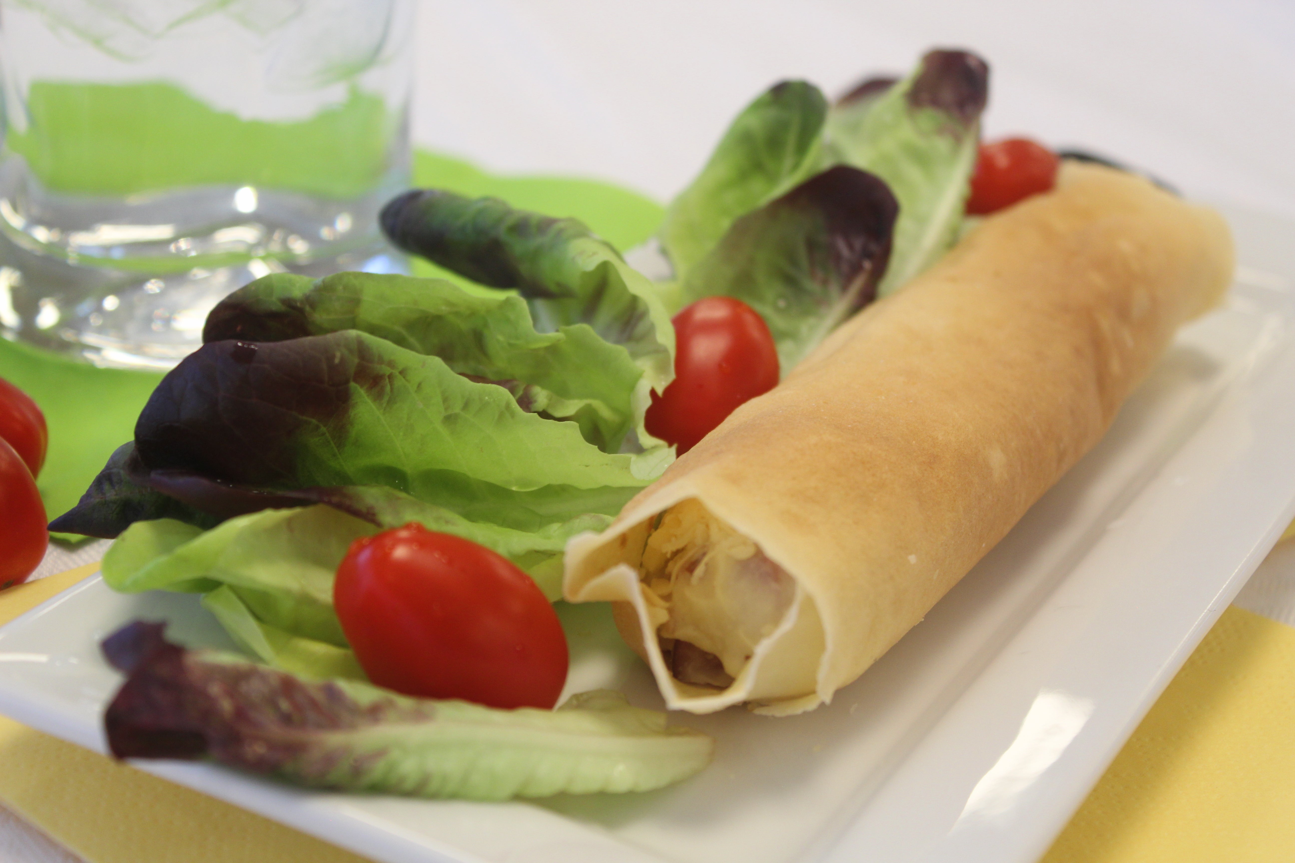 Organic Mushroom & Cheese Crêpe