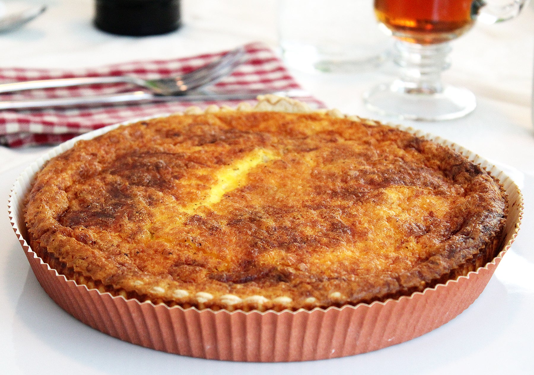 Organic Ham & Cheese Quiche